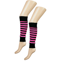 Striped Leg Warmers (Made In England)