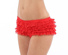 Ruffle Lace Hot Pants