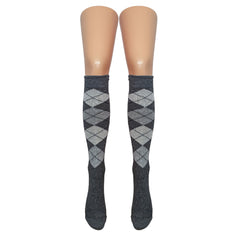 Argyle Knee Highs (Made in Italy)