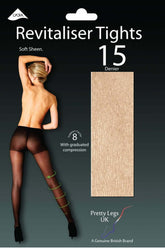 Pretty Legs Luxury 15 Denier Revitaliser Sheer Tights With Graduated Compression
