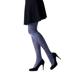 Denim Marl 50 Denier Tights (Made In Italy)