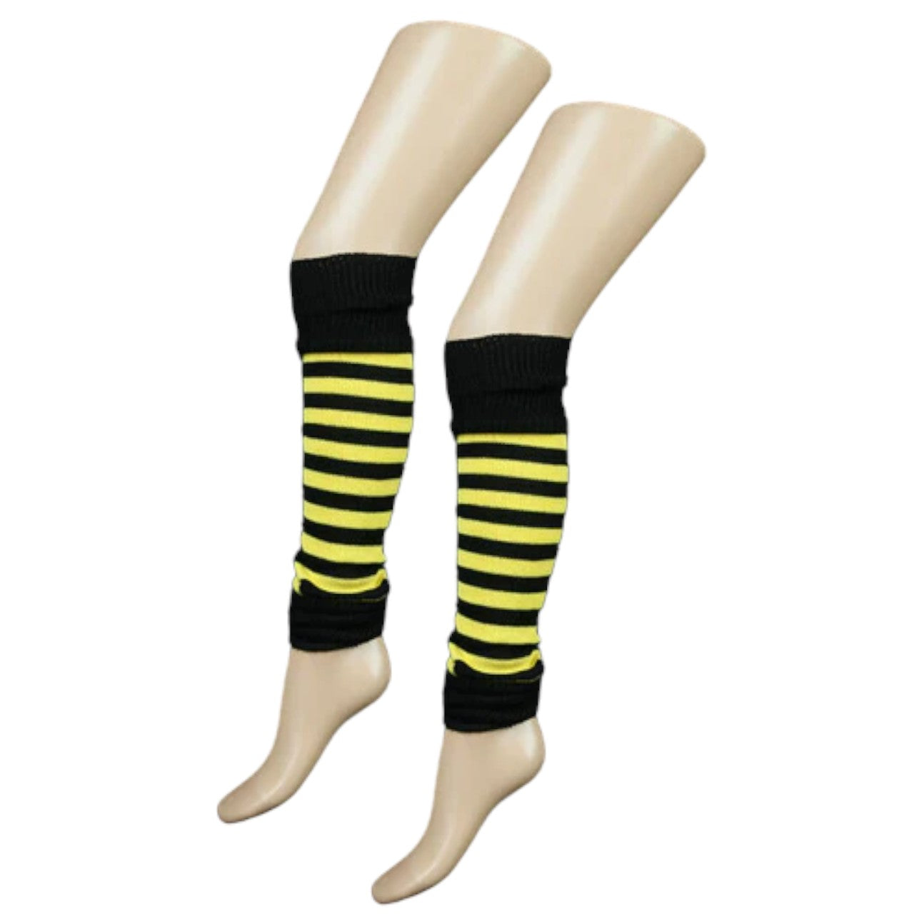 Striped Leg Warmers (Made In England)
