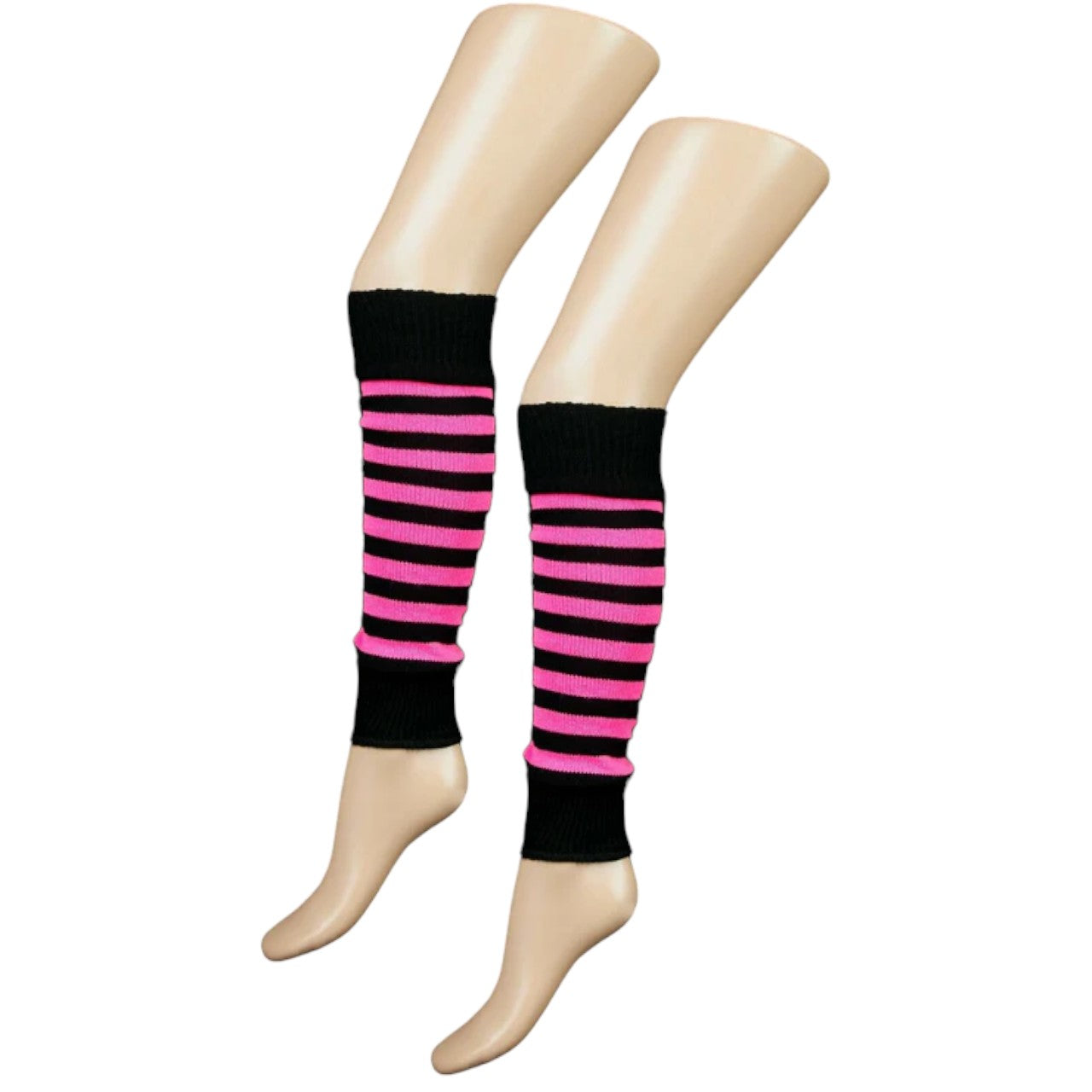 Striped Leg Warmers (Made In England)
