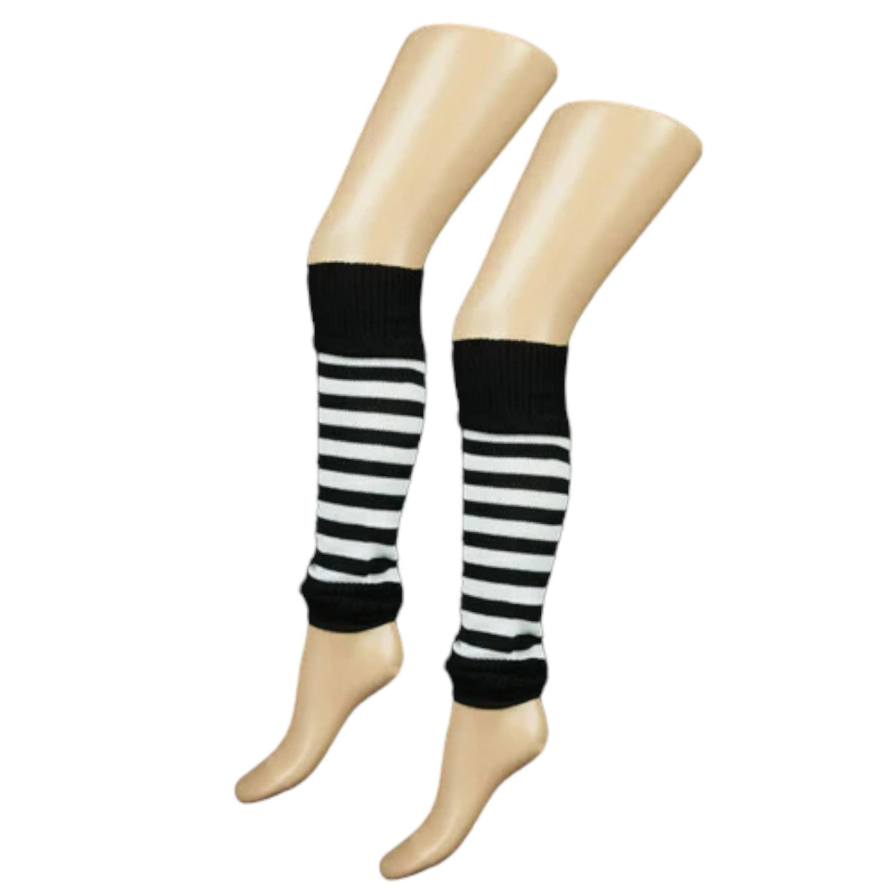 Striped Leg Warmers (Made In England)