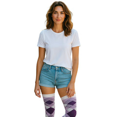 Argyle Over Knee Socks (Made In Italy) 15 Amazing Styles