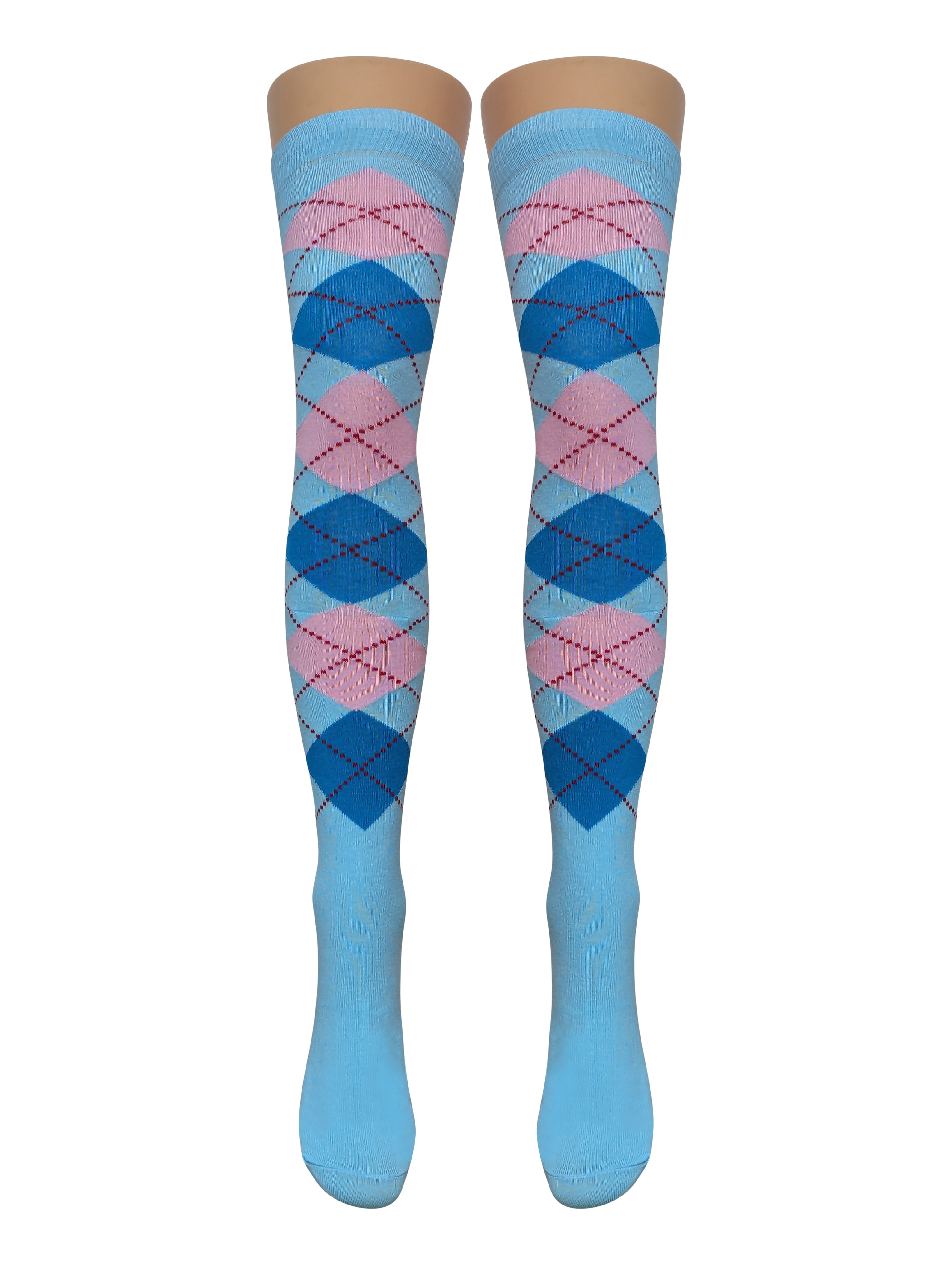 Argyle Over Knee Socks (Made In Italy) 15 Amazing Styles