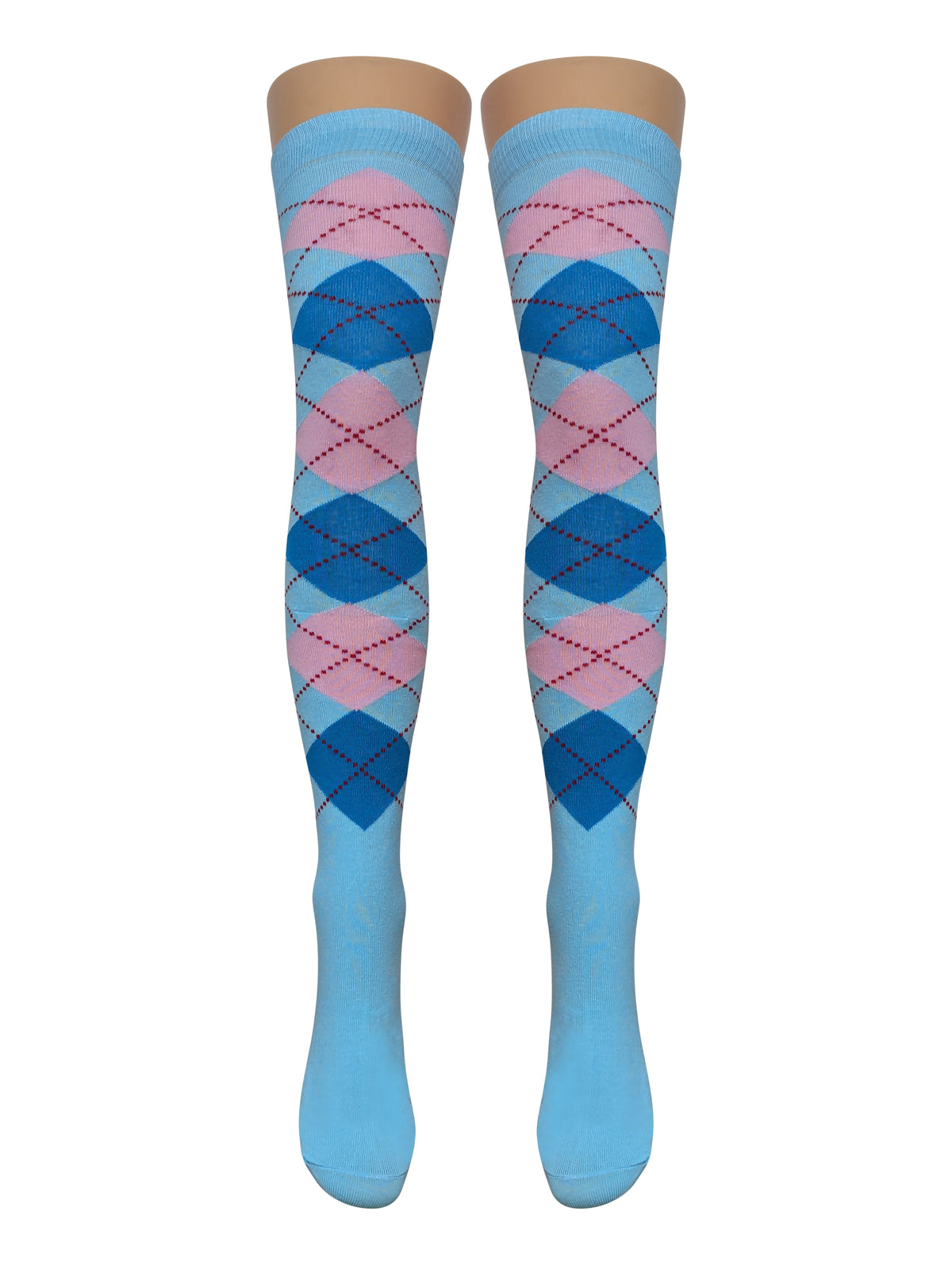 Argyle Over Knee Socks (Made In Italy) 15 Amazing Styles