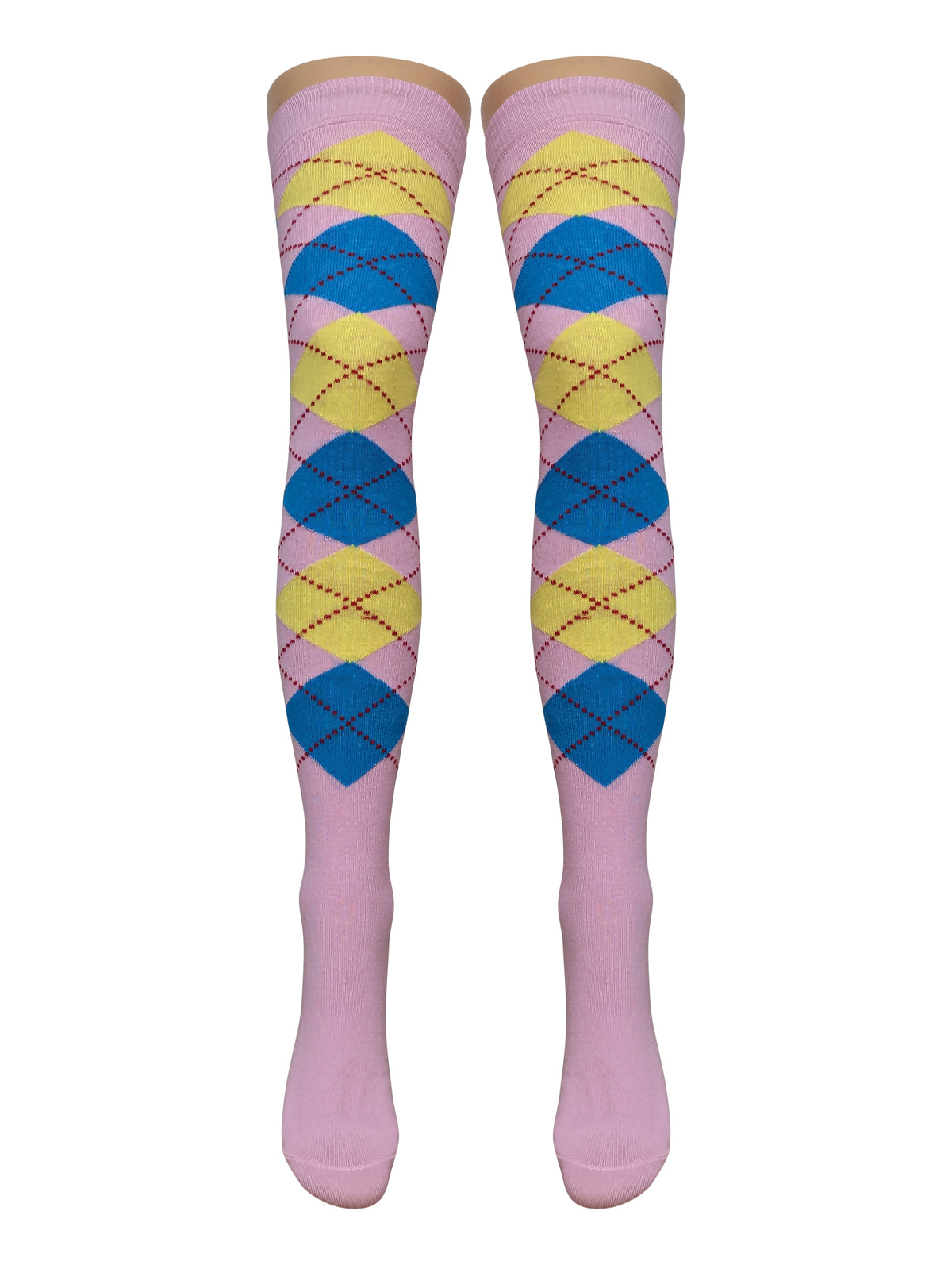 Argyle Over Knee Socks (Made In Italy) 15 Amazing Styles