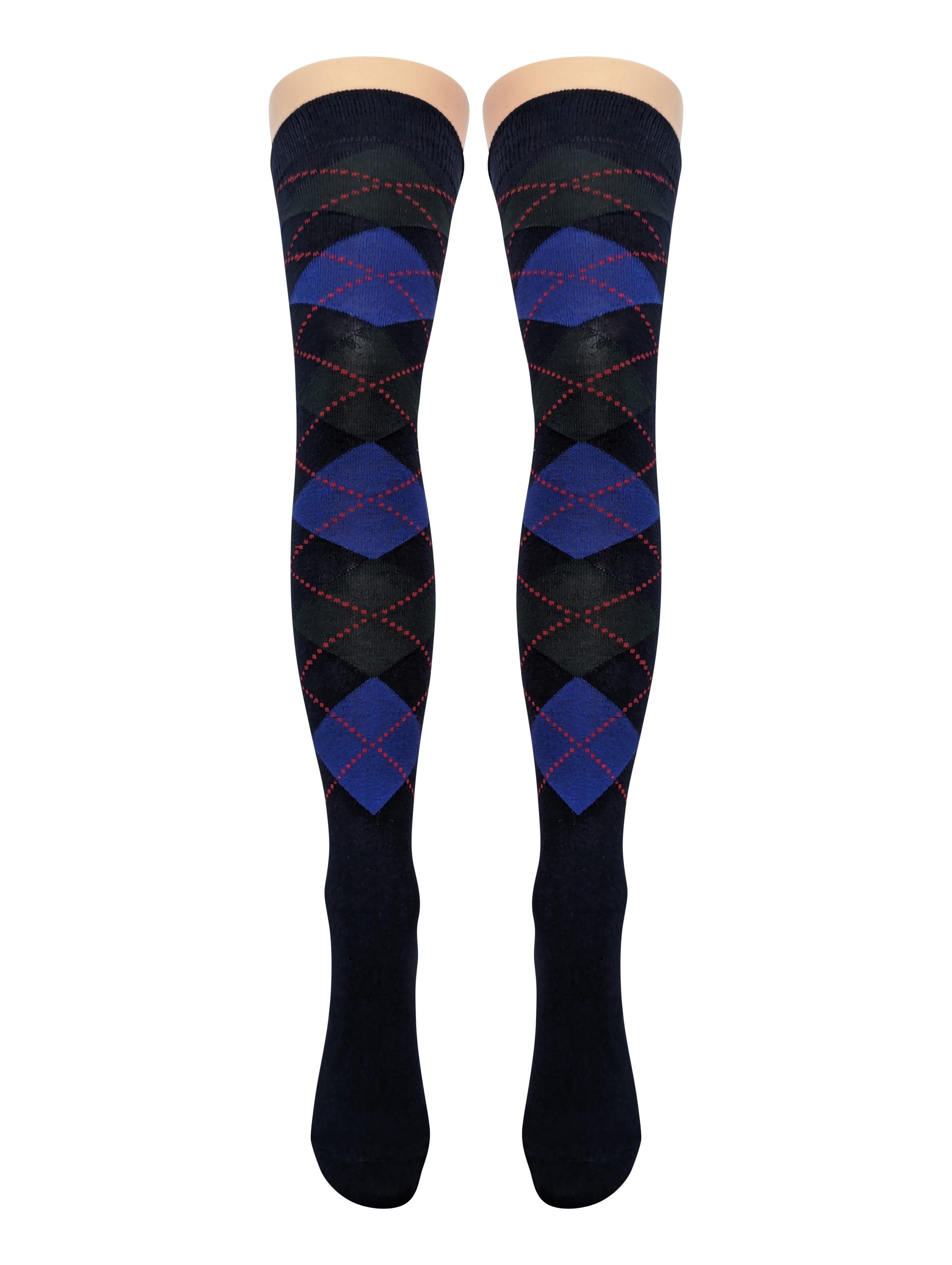 Argyle Over Knee Socks (Made In Italy) 15 Amazing Styles