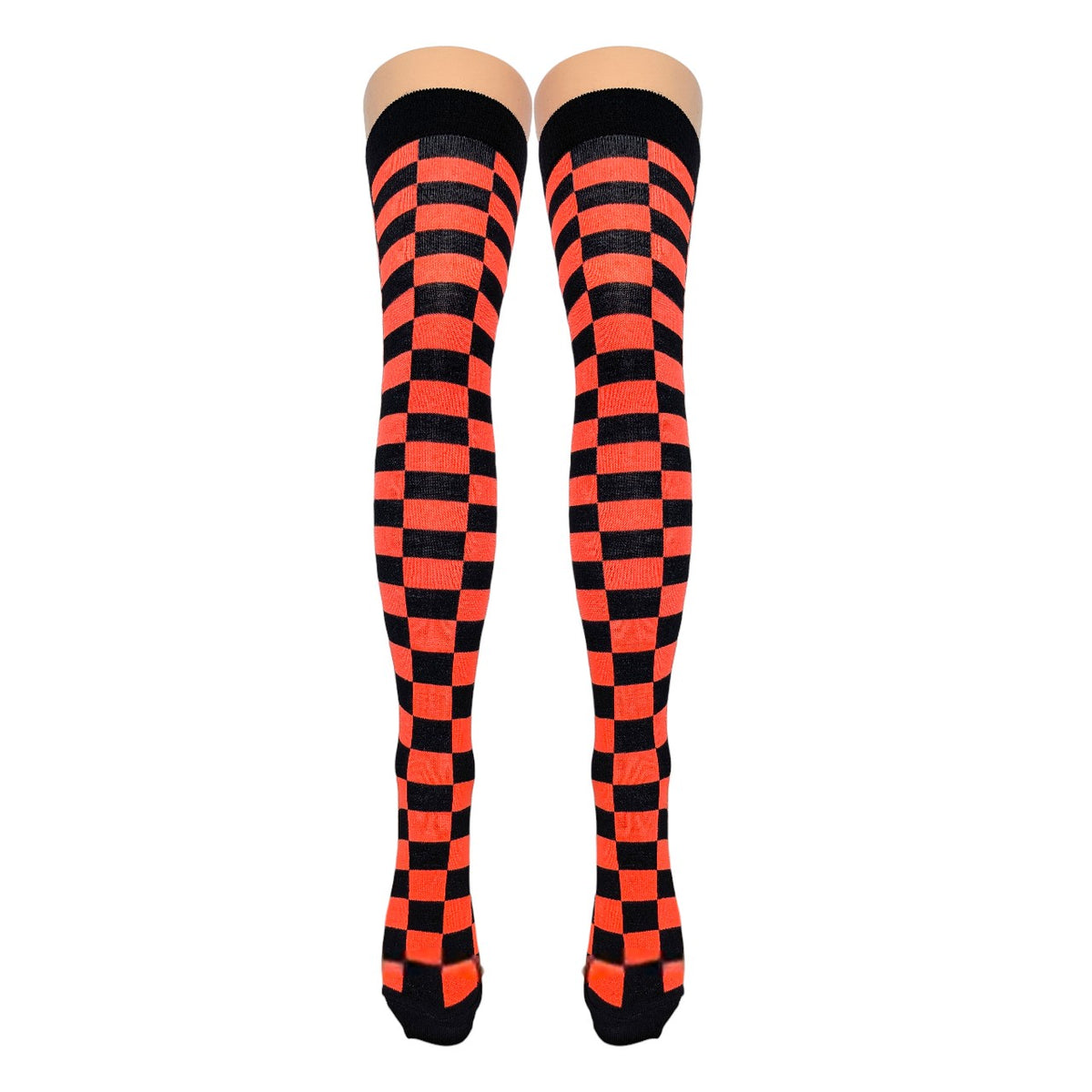 Checkered Over Knee Socks (Made in Italy)