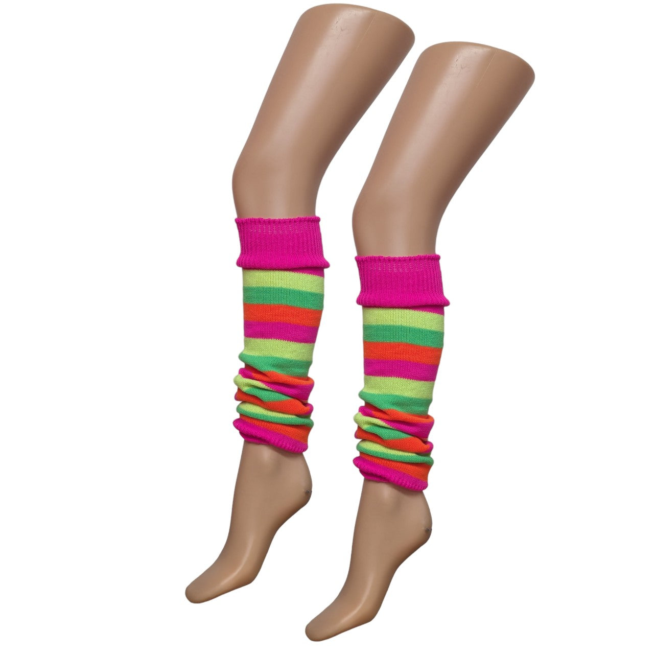 Striped Leg Warmers (Made In England)