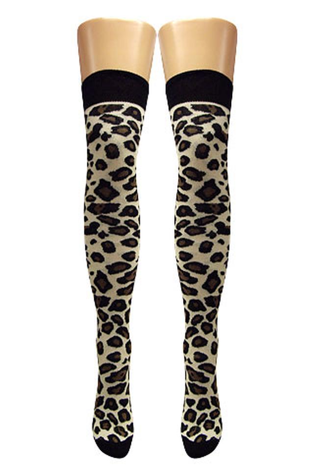 Patterned Over Knee Socks (Tartans / Stripes / Leopard / Camo)