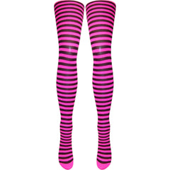 Girls Striped Tights (4 Age Sizes) Made in Italy