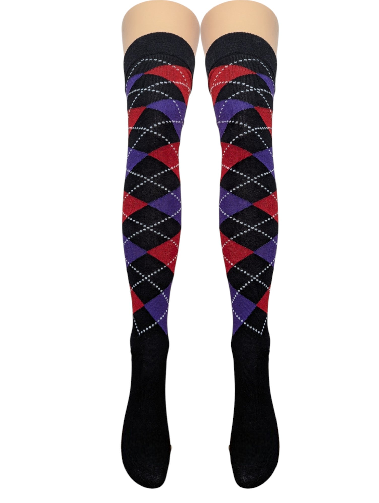 Argyle Over Knee Socks (Made In Italy) 15 Amazing Styles