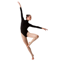 Silver Legs Stirrup Shimmer Dance Tights