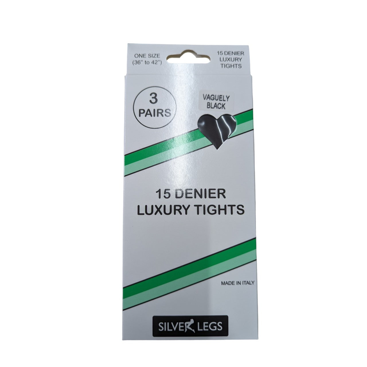 Silver Legs 15 Denier Italian Tights (3 Pair Pack)