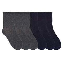 Cotton Ankle Socks (6 Pairs) 4 Colours Available