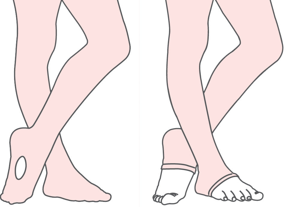 Children's 60 Denier Convertible Ballet Dance Tights (Made In Italy)