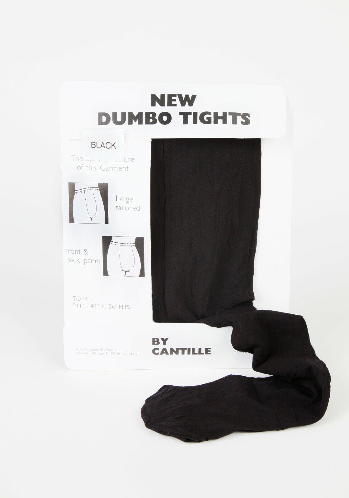 Silver Legs 20 Denier XL Tights With Double Panel Gusset (Made In Italy)