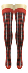 Tartan Over Knee Socks (Made In Italy)