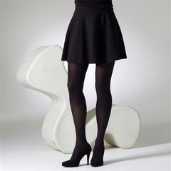 Gipsy 60 Denier Black Opaque Tights (2 Pair Pack)